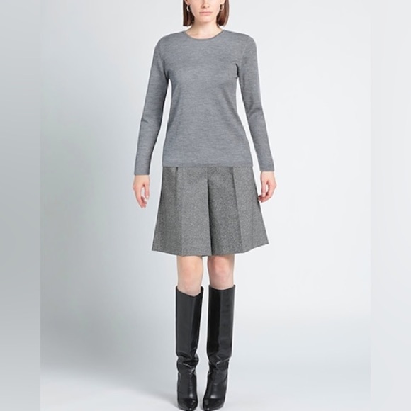 Cruciani Grey Wool Crewneck sweater, size 46 (US 8) - Picture 1 of 10